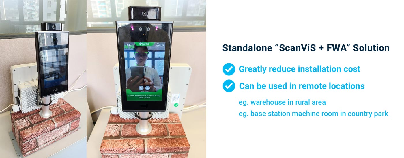 Comba Hong Kong has developed a standalone “ScanViS + FWA” solution which is ready-to-use by simply plugging in its power cable to a common household 13A socket. 